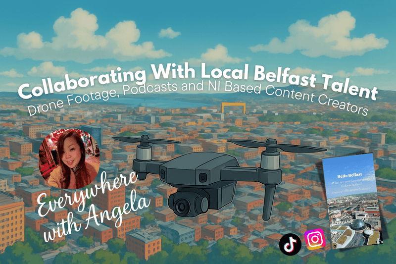 Belfast drone footage meets creative strategy - Invisible Building