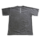 STRIDE Men’s Heavyweight Cotton T Shirt Washed Grey Cotton Drop Shoulder Casual Outdoor Streetwear