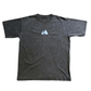 STRIDE Men’s Heavyweight Cotton T Shirt Washed Grey Cotton Drop Shoulder Casual Outdoor Streetwear